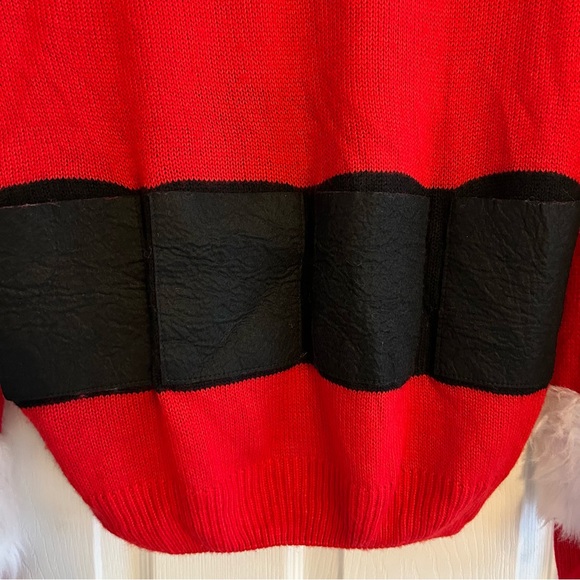 Mik Mesh NWT Women's Santa Sweater size Small - Picture 6 of 9